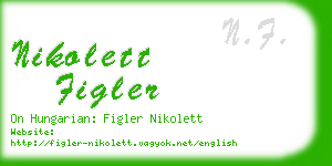 nikolett figler business card